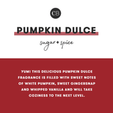 [Capri Blue] Pumpkin Dulce Glam Petite Candle 8oz - The Pink Pineapple 850
