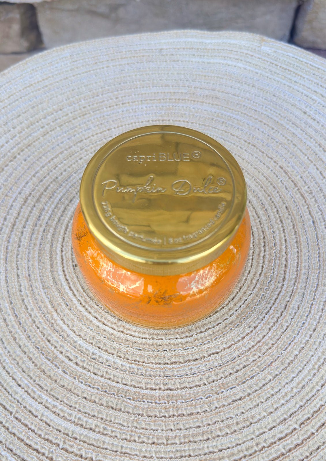 [Capri Blue] Pumpkin Dulce Glimmer Petite Jar 8oz - The Pink Pineapple 850