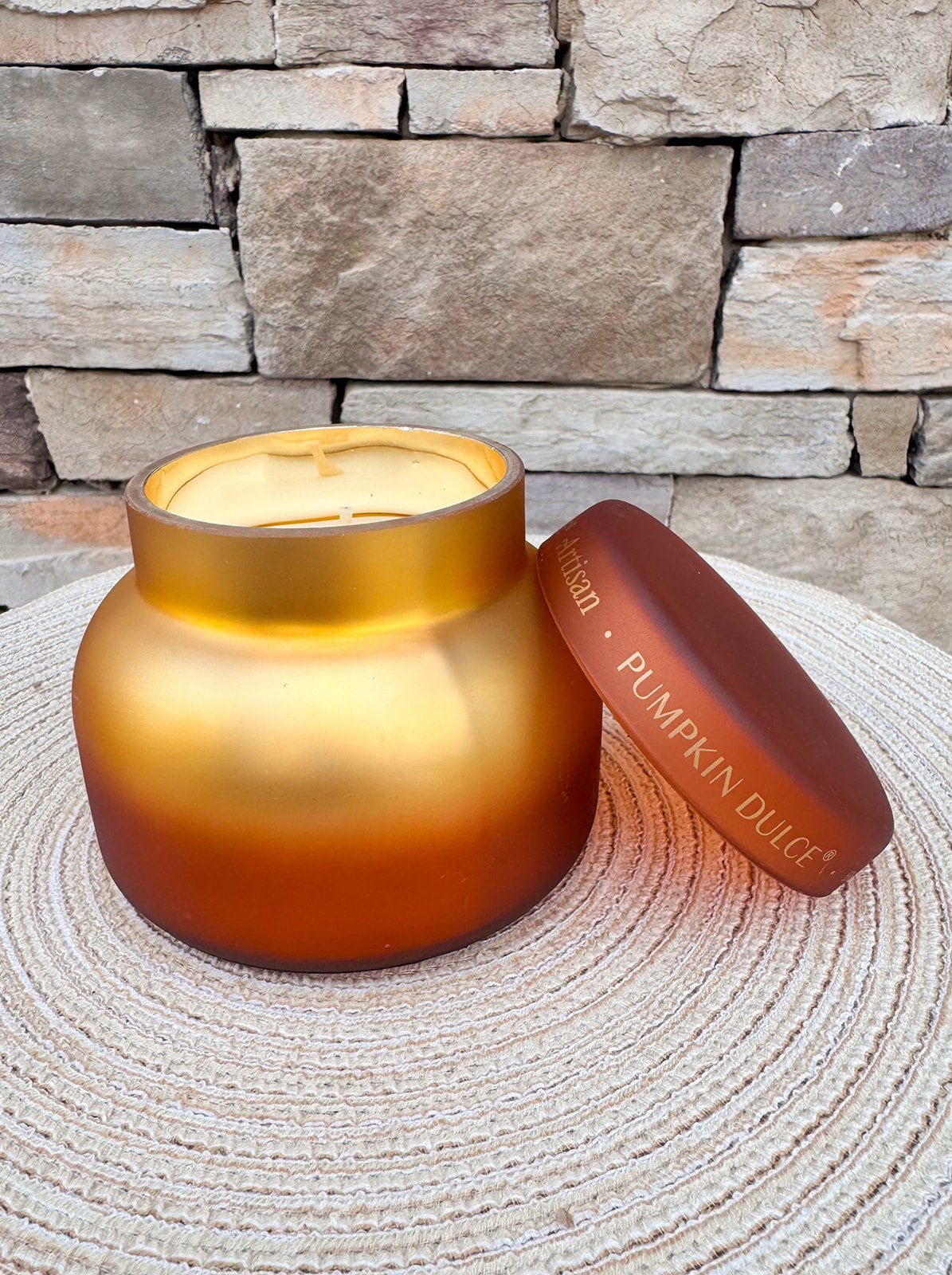 [Capri Blue] Pumpkin Dulce Tuscan Radiance Signature Candle - The Pink Pineapple 850