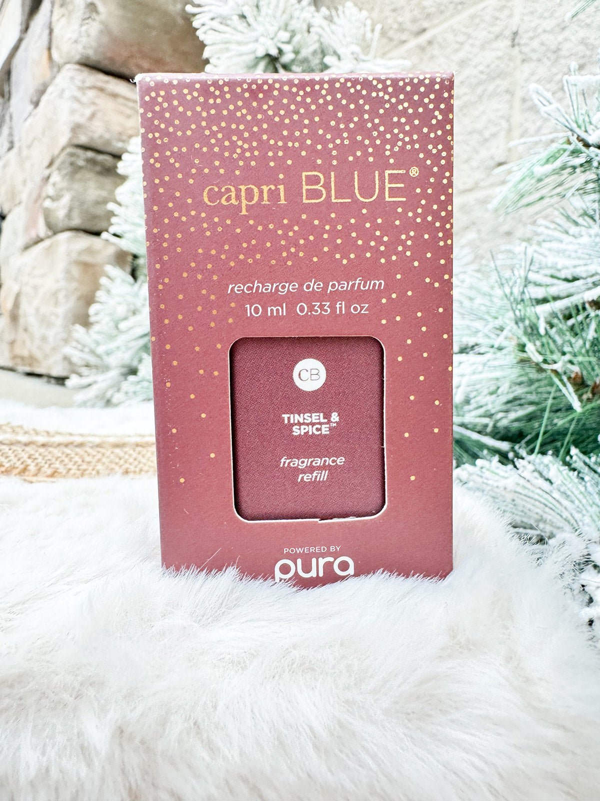 Capri Blue Tinsel And Spice Pura Diffuser Refill - The Pink Pineapple 850