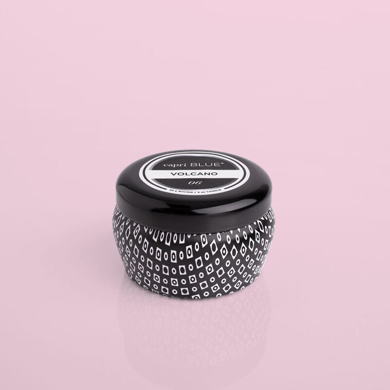 Capri Blue Volcano Black Mini Tin - The Pink Pineapple 850