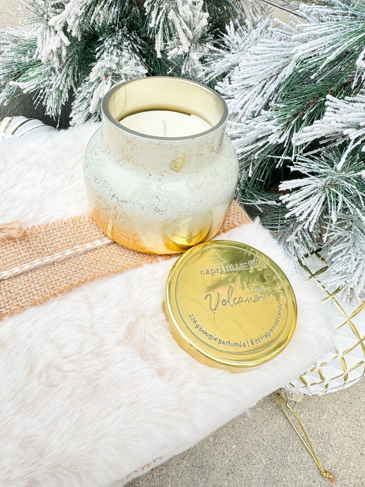 Capri Blue Volcano Glimmer Petite Jar 8oz - The Pink Pineapple 850