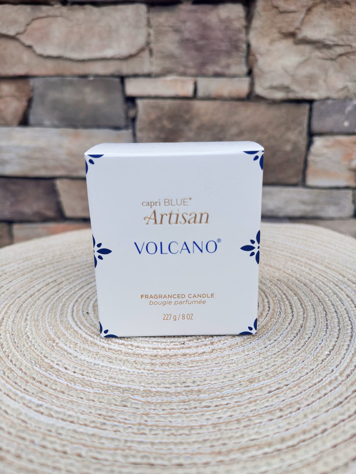 [Capri Blue] Volcano Terrazza Velluto Boxed Tumbler Candle - The Pink Pineapple 850