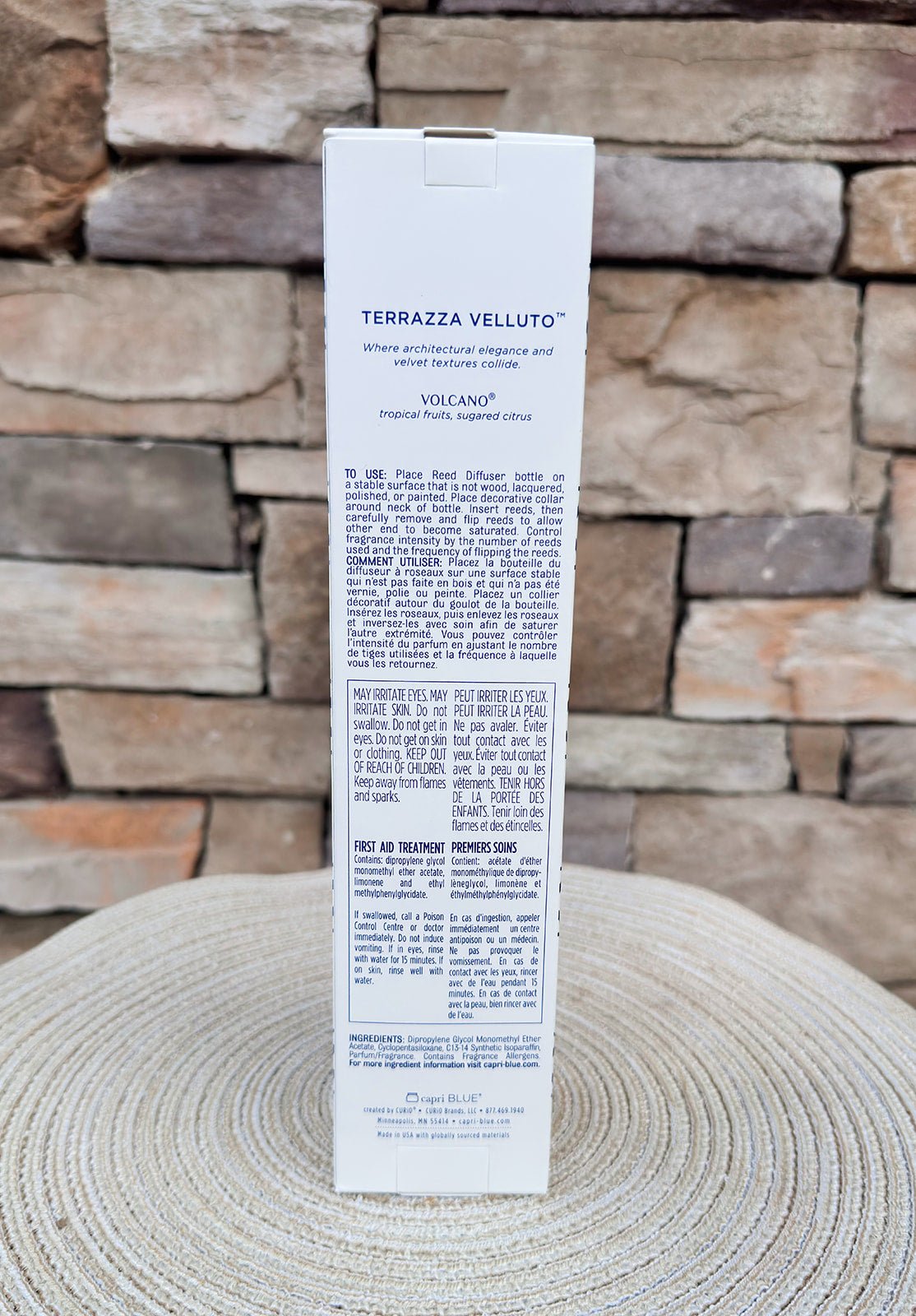 [Capri Blue] Volcano Terrazza Velluto Reed Diffuser - The Pink Pineapple 850
