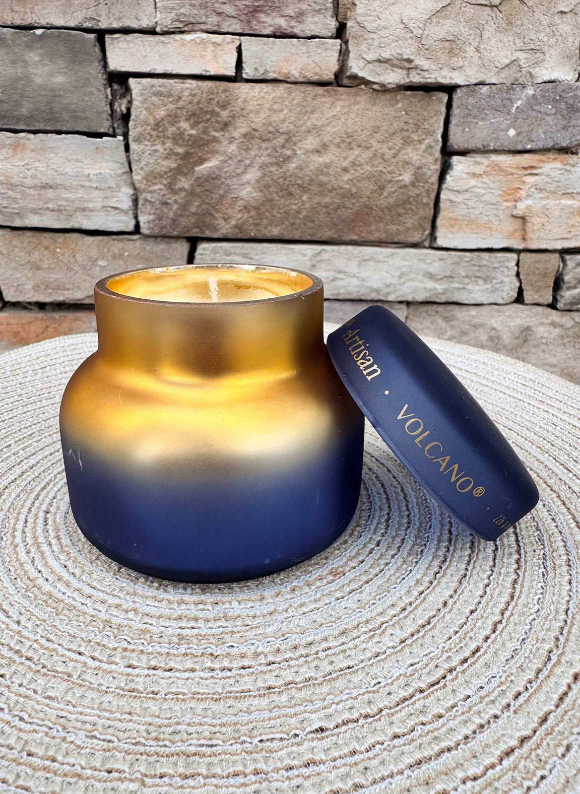 [Capri Blue] Volcano Tuscan Radiance Petite Candle - The Pink Pineapple 850