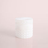 Capri Blue Volcano White Opal Gilded Faceted Jar 11 oz - The Pink Pineapple 850