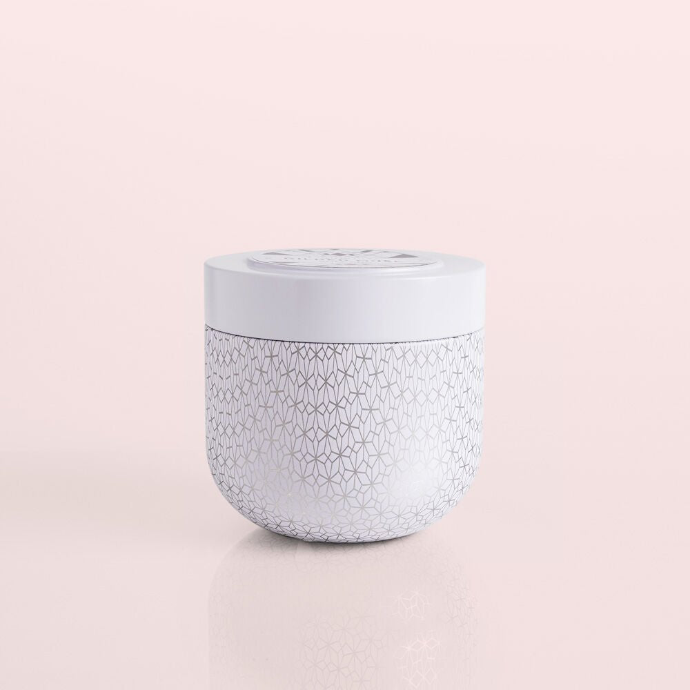 Capri Blue Volcano White Opal Gilded Tin 12.5 oz - The Pink Pineapple 850