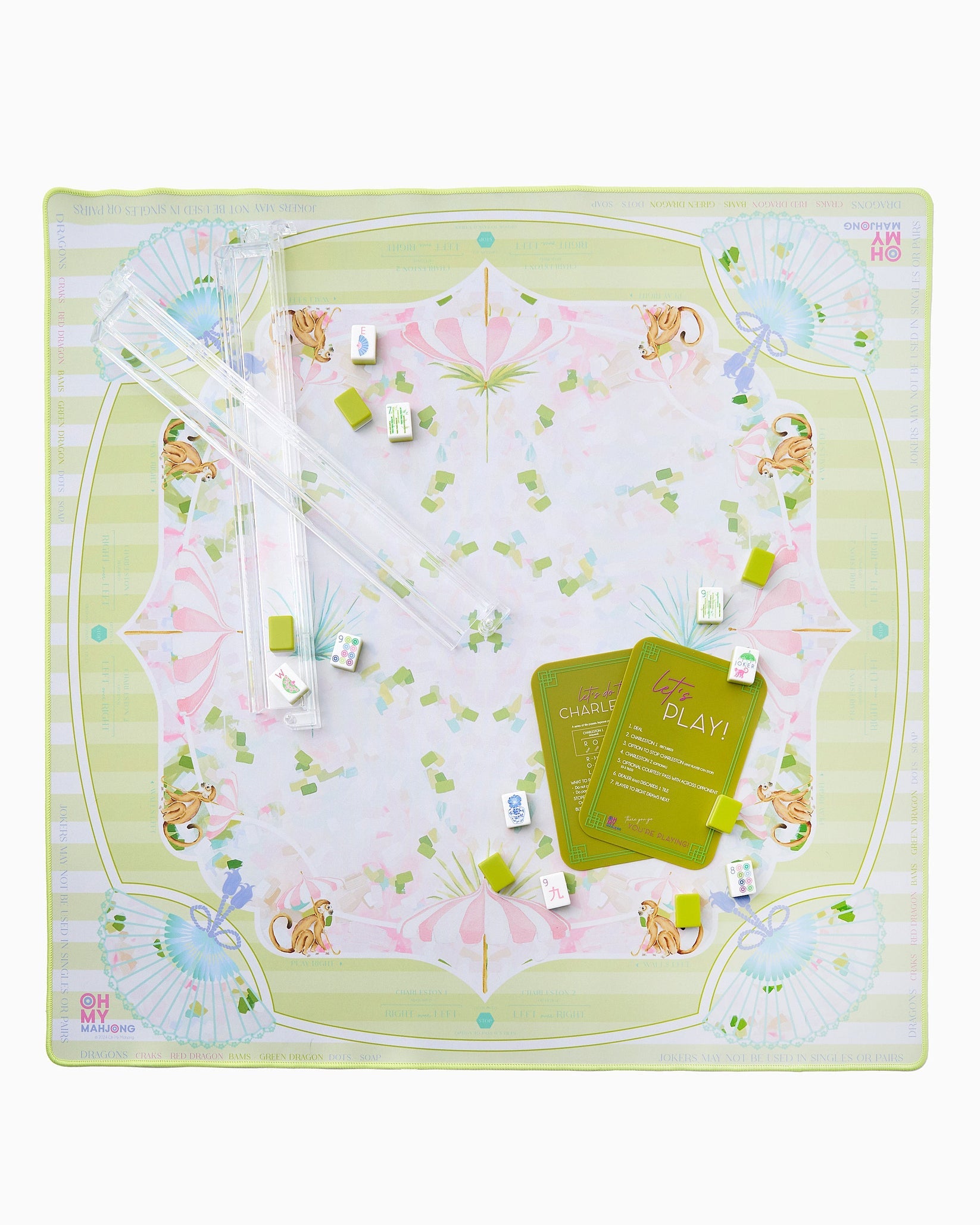 Oh My Mahjong Capri Mat | The Pink Pineapple 850 | Tallahassee FL