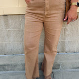 Caramel Bootcut Pants - The Pink Pineapple 850