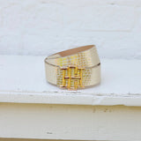 [Caroline Hill] Bridgette Belt Gold Snakeskin - The Pink Pineapple 850