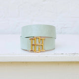 [Caroline Hill] Bridgette Belt Mint Snakeskin - The Pink Pineapple 850