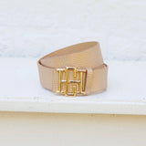 [Caroline Hill] Bridgette Belt Woven Gold - The Pink Pineapple 850