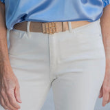 [Caroline Hill] Bridgette Belt Woven Gold - The Pink Pineapple 850