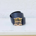 [Caroline Hill] Bridgette Belt Woven Navy - The Pink Pineapple 850