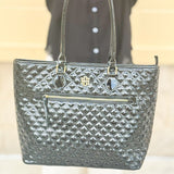 [Caroline Hill] Jayden Tote Black Patent - The Pink Pineapple 850