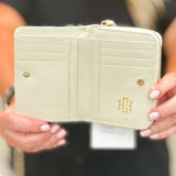 [Caroline Hill] Nadine Zippered Wallet Pearl Quilted - The Pink Pineapple 850