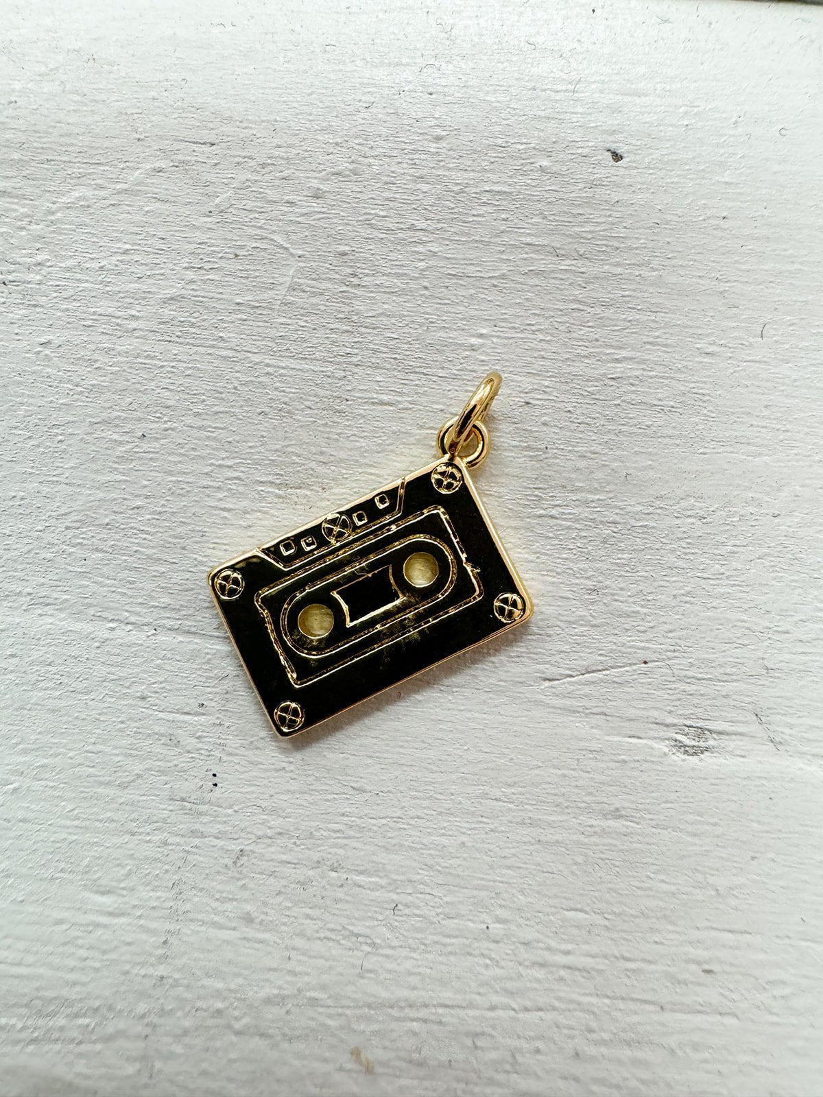 Cassette Tape Charm - The Pink Pineapple 850