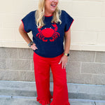 Catch of the Coast Sweater Top - The Pink Pineapple 850