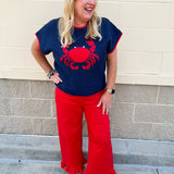 Catch of the Coast Sweater Top - The Pink Pineapple 850