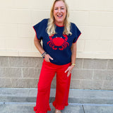 Catch of the Coast Sweater Top - The Pink Pineapple 850