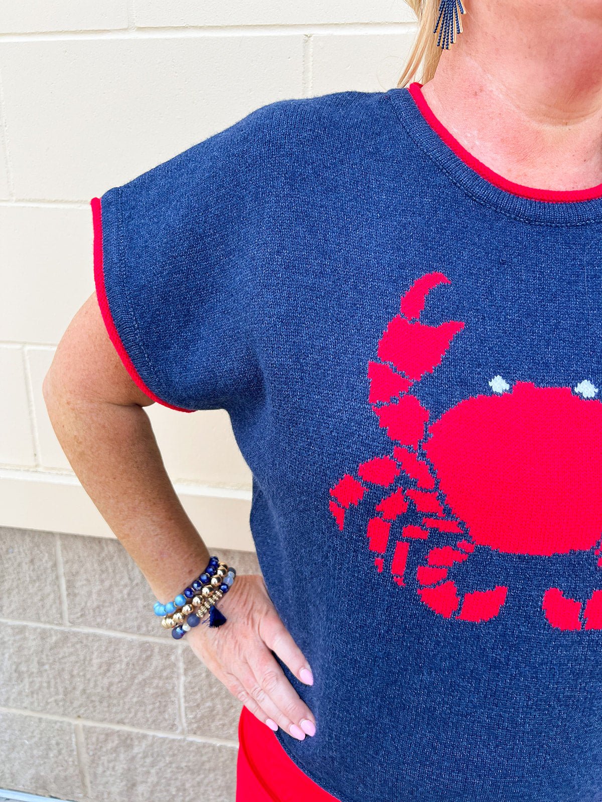 Catch of the Coast Sweater Top - The Pink Pineapple 850