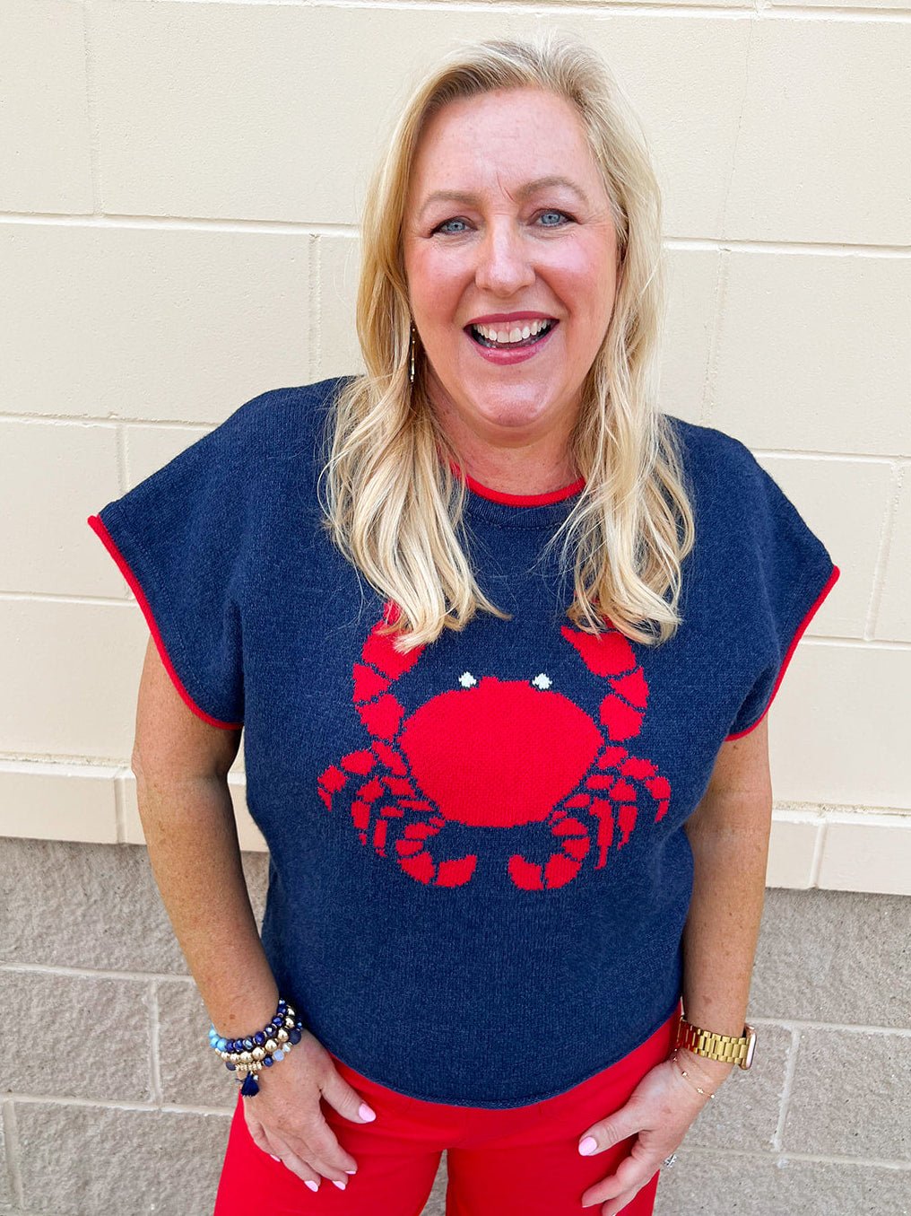 Catch of the Coast Sweater Top - The Pink Pineapple 850