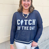 Catch of the Day Coastal Sweater - The Pink Pineapple 850