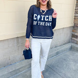Catch of the Day Coastal Sweater - The Pink Pineapple 850