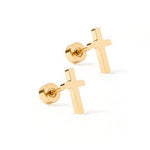 Catherine Cross Stud Earrings - The Pink Pineapple 850