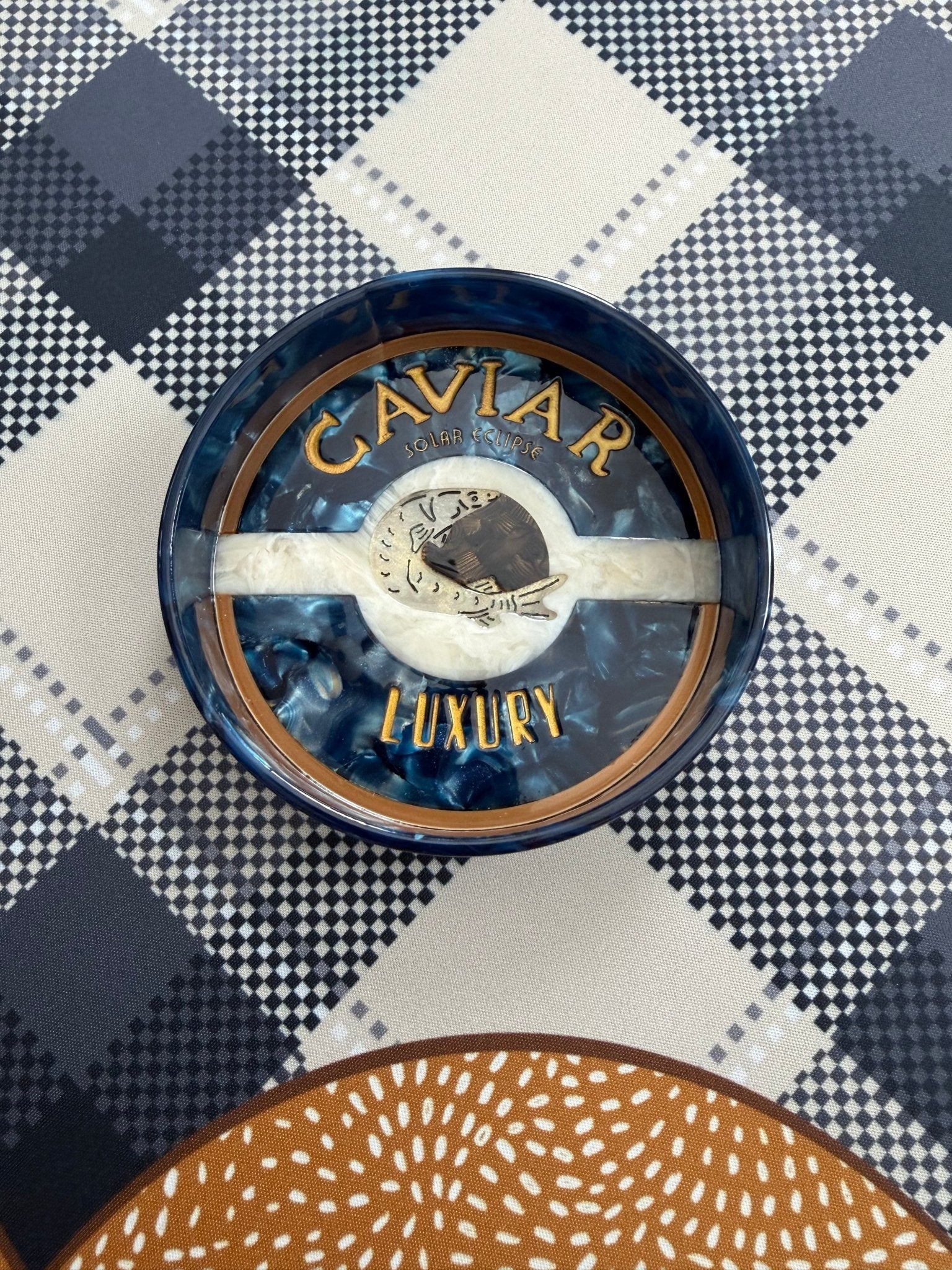 Caviar Luxury Resin Dice Dish - The Pink Pineapple 850