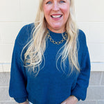 Cerulean Cloud Knit Sweater - The Pink Pineapple 850