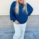 Cerulean Cloud Knit Sweater - The Pink Pineapple 850