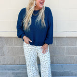 Cerulean Cloud Knit Sweater - The Pink Pineapple 850