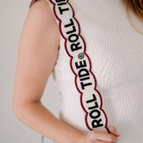 University of Alabama Fully Beaded Scalloped Purse Strap