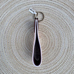 Champagne Needlepoint Keychain - The Pink Pineapple 850