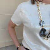 Champagne Whisper Sequin Top - The Pink Pineapple 850