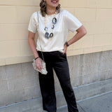 Champagne Whisper Sequin Top - The Pink Pineapple 850