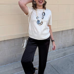 Champagne Whisper Sequin Top - The Pink Pineapple 850