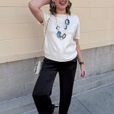 Champagne Whisper Sequin Top - The Pink Pineapple 850