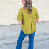 Charmed in Chartreuse Blouse - The Pink Pineapple 850