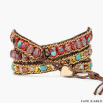 Cherry Emperor Jasper Apple Watch Strap - The Pink Pineapple 850