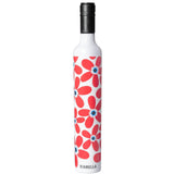 Cherry Pop Red Floral Bottle Umbrella - The Pink Pineapple 850