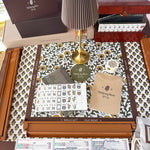 Chestnut Leather Storage Box - The Pink Pineapple 850