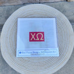 Chi Omega 3x2 Needlepoint Kit - The Pink Pineapple 850