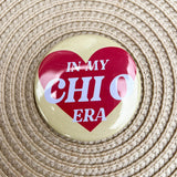 Chi Omega In My Era Button Pin - The Pink Pineapple 850