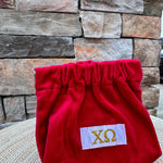 Chi Omega Mini Coin Purse - The Pink Pineapple 850