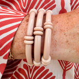 Chic - Skinny Tube Bracelet w/ Beads - The Pink Pineapple 850