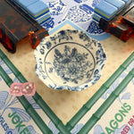 Chinoiserie Floral Mahjong Dice Dish Blue - The Pink Pineapple 850
