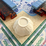 Chinoiserie Floral Mahjong Dice Dish Blue - The Pink Pineapple 850