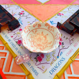 Chinoiserie Floral Mahjong Dice Dish Pink - The Pink Pineapple 850